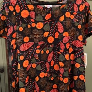 NWT LULAROE Carly Fall Colors Dress M Medium